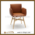 Hotel room desk chair special design leather cover